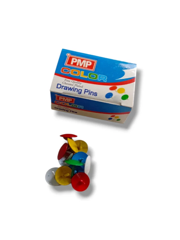 PMP Color Drawing Pins vibrant thumb tacks pack
