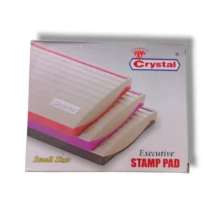 Crystal Executive Stamp Pad Small Size EX 01 front view