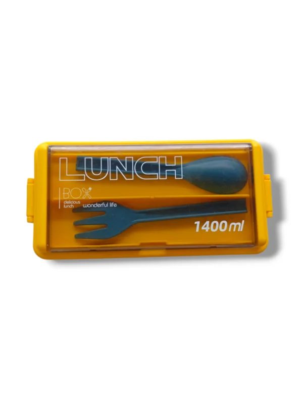 Lunch Box 1400ml 928-1 with multiple compartments and fresh food