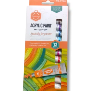 Acrylic Paint 7112A tube with vibrant color finish