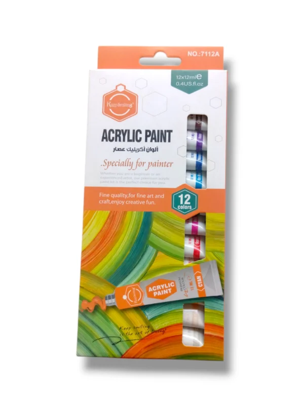 Acrylic Paint 7112A – Vibrant Pigment Tube Acrylic Paint 7112A tube with vibrant color finish