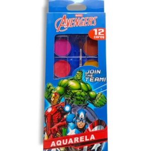 Marvel Avengers Aquarela 2912A kids watercolor paint set