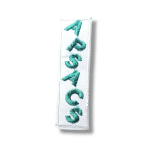 APS School Monogram Embroidered Badge Front View