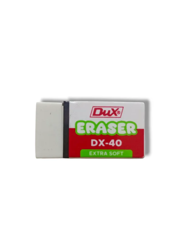 Dux DX-40 eraser removing pencil marks