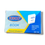 KIDCO Book Pencil Eraser KB-736 Dust-Free