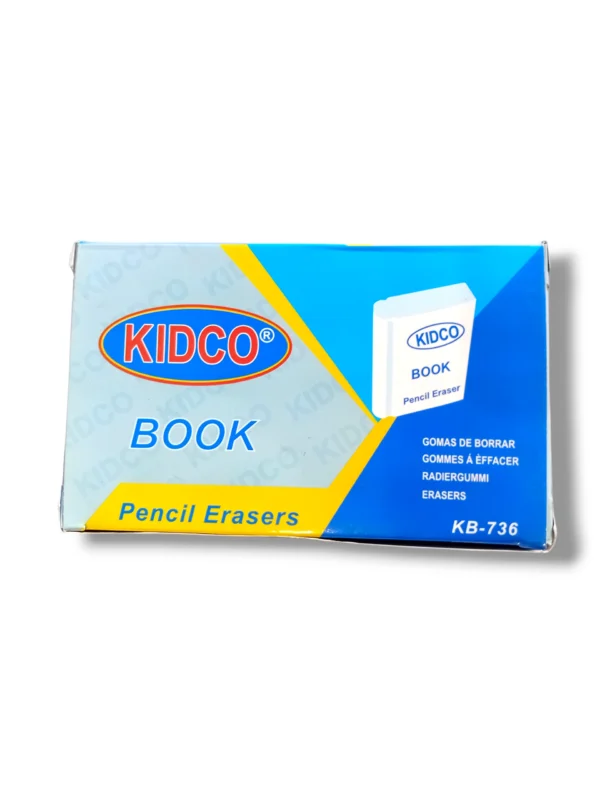 KIDCO Book Pencil Eraser KB-736 Dust-Free