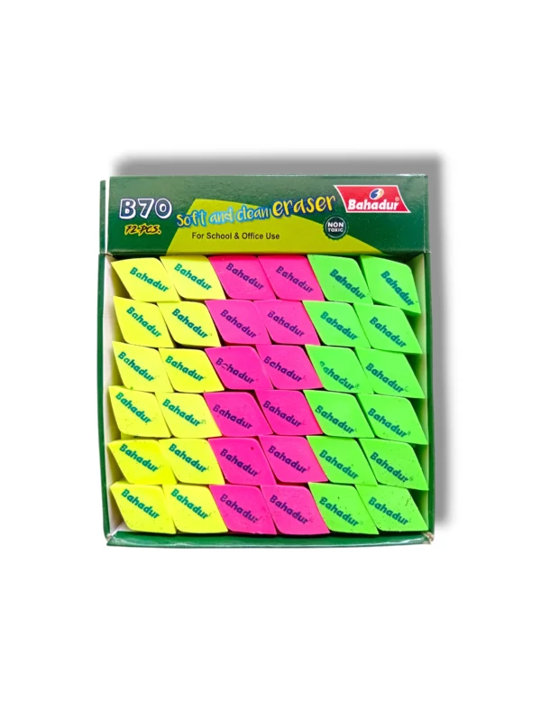 Bahadur Soft & Clean Eraser B-70 smudge-free erasing