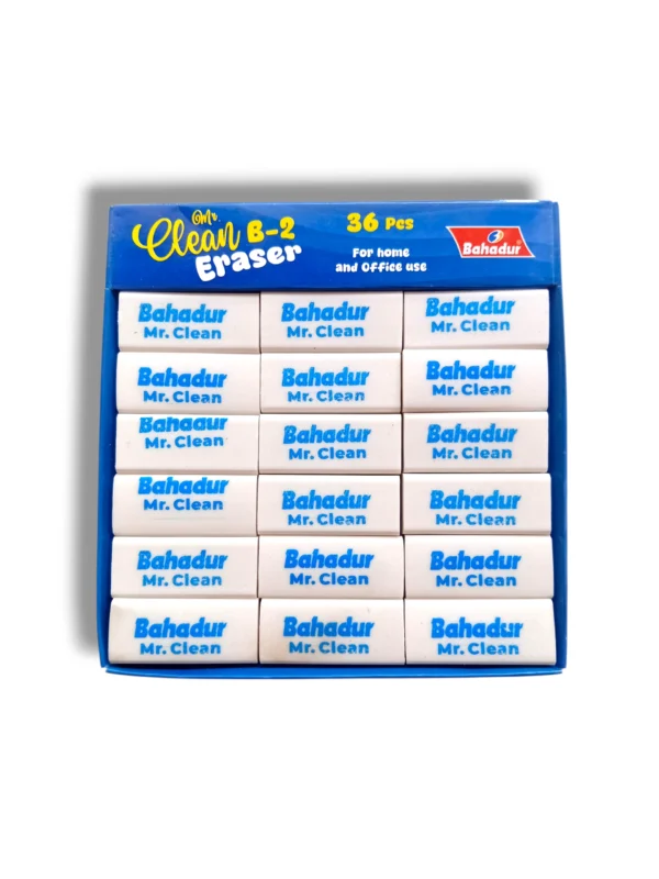 Bahadur Mr. Clean Eraser B-2 smudge-free clean erasing