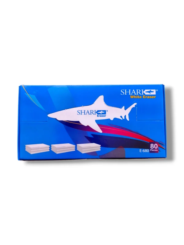 Shark White Eraser E-680 smudge-free clean erasing