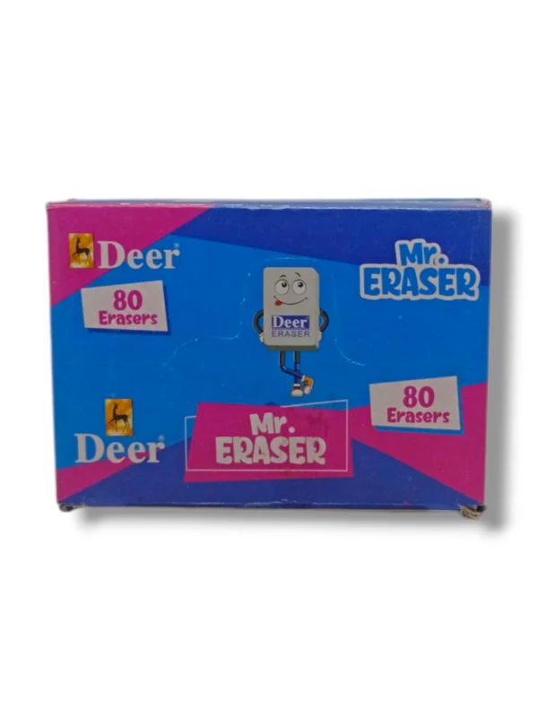 Deer Mr. Eraser DR-80 – High-Quality Dust-Free Pencil Eraser