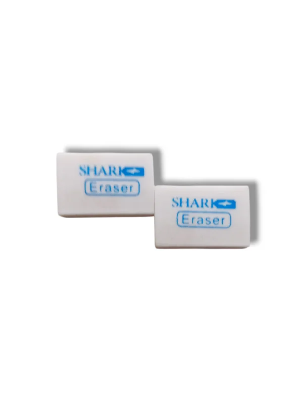 Shark White Eraser E-680 non-toxic school stationery