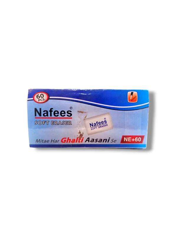 Nafees Soft Eraser NE+60 smudge-free erasing