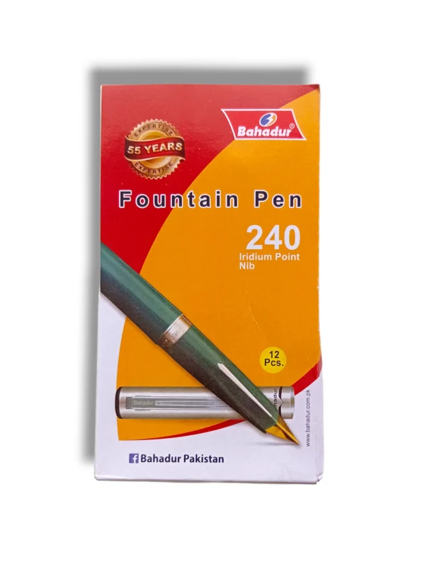 Bahadur Fountain Pen 240 Classic Design Bahadur Fountain Pen 240 – Elegant Smooth Writing Pen