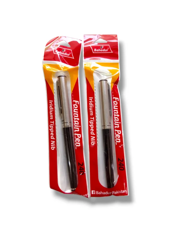 Bahadur Fountain Pen 240 Durable Build Bahadur Fountain Pen 240 – Durable & Refillable Writing Pen