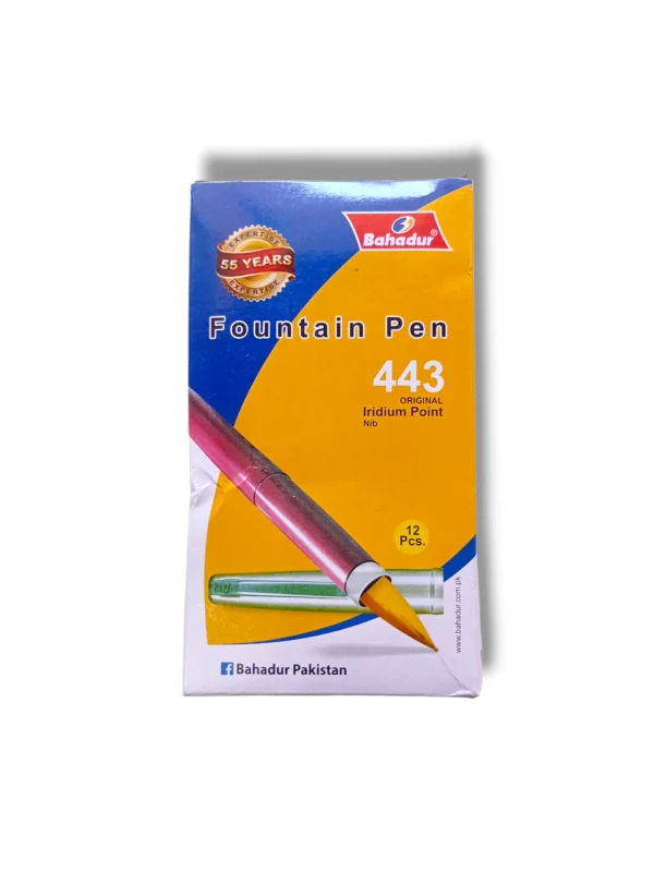 Bahadur Fountain Pen 443 – Smooth Writing Pen for Everyday Use