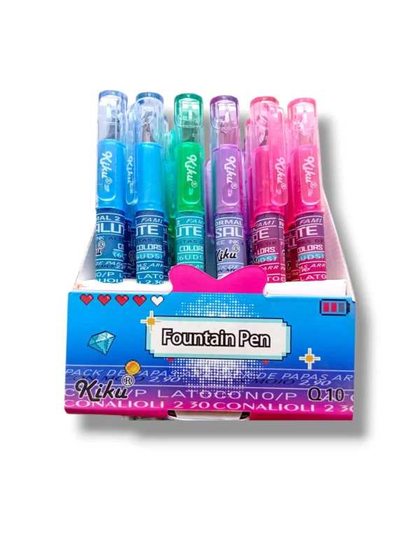 Kiku Vidi Fountain Pen Q10 smooth nib with premium ink flow