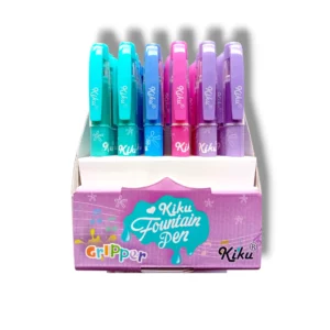 Kiku Gripper Fountain Pen Q7 smooth nib with ink flow