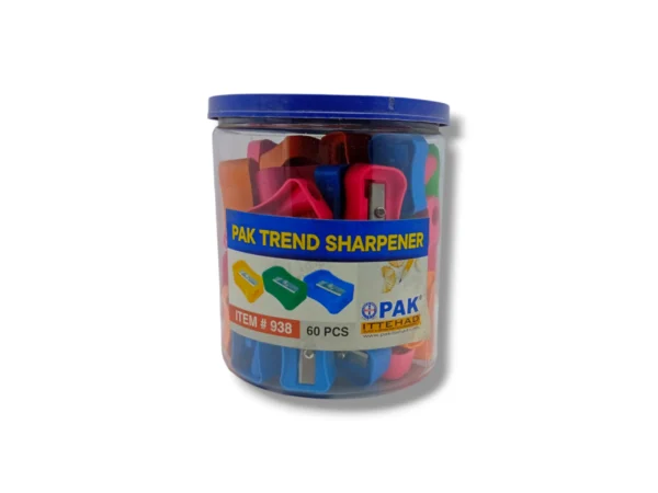 Pak Trend Sharpener 938 front view – durable pencil sharpener