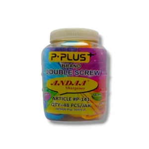P.Plus Double Screw Andaa Sharpener P-141 front view – durable sharpener