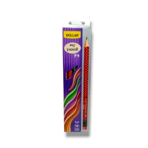 Dollar My Pencils with Rubber Tipped P4 Pack