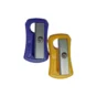 Bahadur 303 Pencil Sharpener side view – compact student sharpener