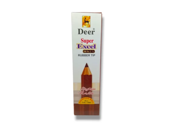 Deer Super Excel Rubber Tip Pencils Set for Students and Professionals