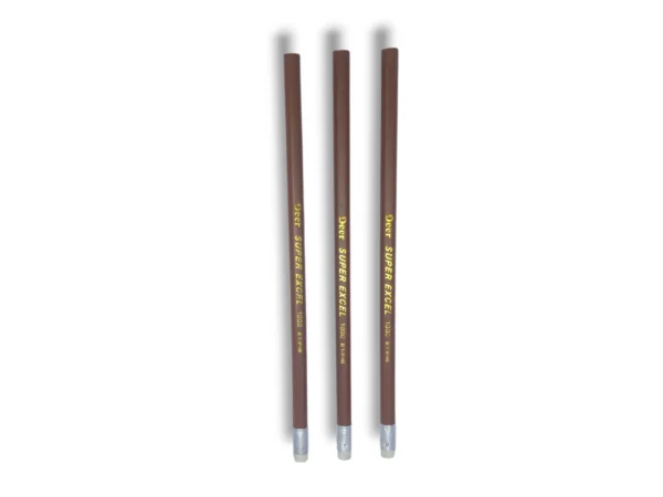 Close-up of Deer Super Excel Pencils with Rubber Tip Eraser