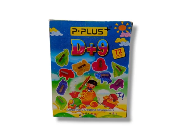 P.Plus D+9 Pencil Sharpener in 9 stylish designs