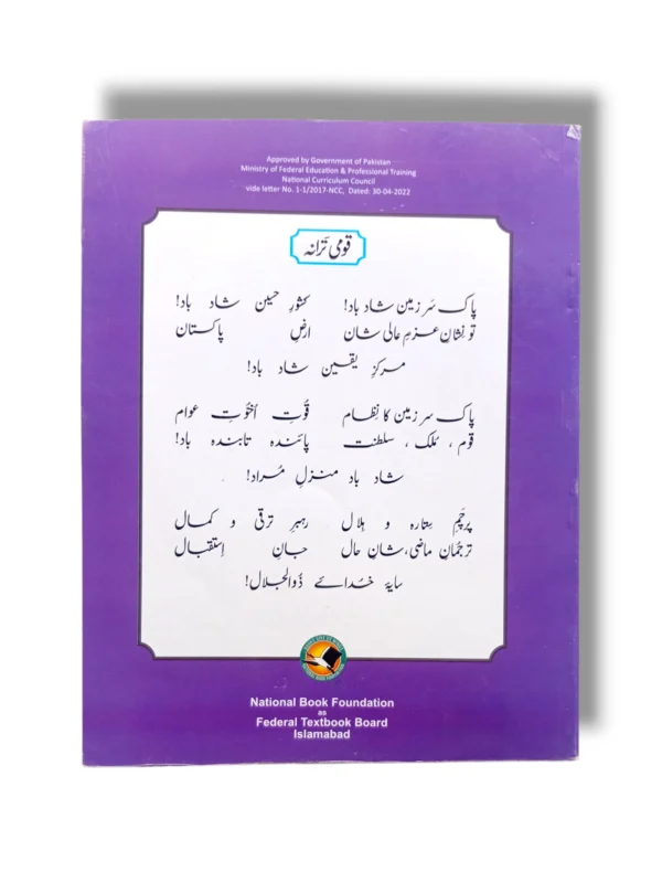 Back Cover of KPK History 8 English Medium Textbook for Class 8