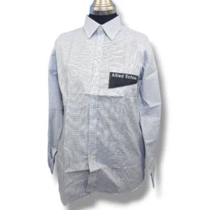 Allied School Shirt front view official uniform