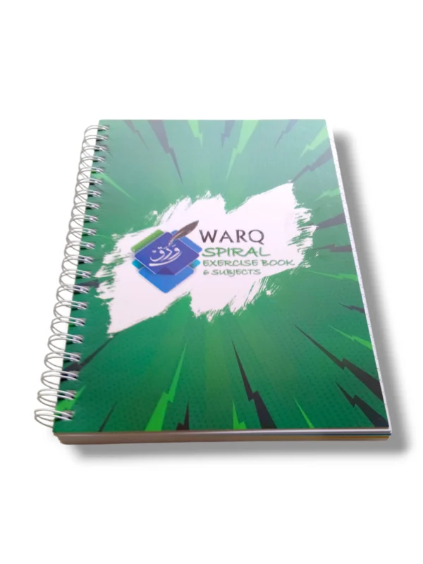 Warq Spiral Exercise Book 6 Subjects smooth lined pages