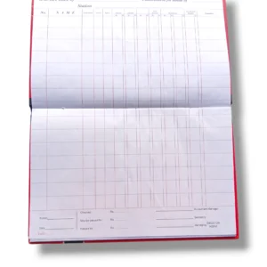 Salary Register 3896 inside pages layout