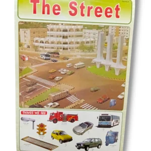 The Street Chart 47 with colorful street and vehicle illustrations