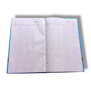 Inside pages of Khata Register 14910 with neat columns