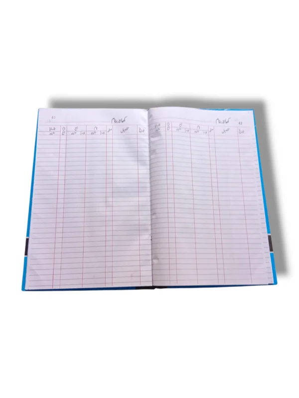 Inside pages of Khata Register 14910 with neat columns