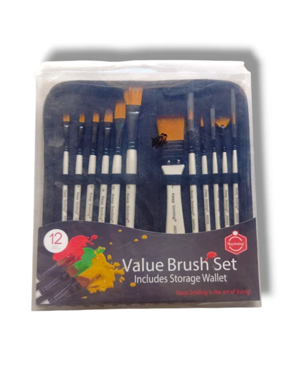 Durable Keep Smiling Value Brush Set A6094 Keep Smiling Value Brush Set A6094 for Acrylic and Watercolor