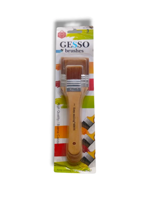 Durable Keep Smiling Guesso Brushes A6085N Keep Smiling Guesso Brushes A6085N for Gesso and Acrylics