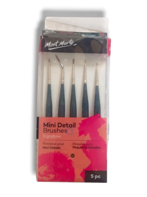 Mont Marto Mini Detail Brushes 81693 for Fine Art