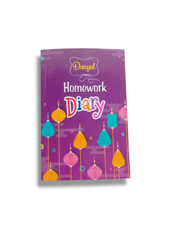 Danyal Homework Diary HW-10 front cover student planner