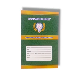 Iqra Public School & College Homework Diary front cover