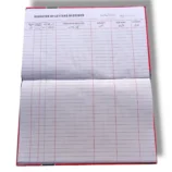 Register of Letters Receive with structured pages