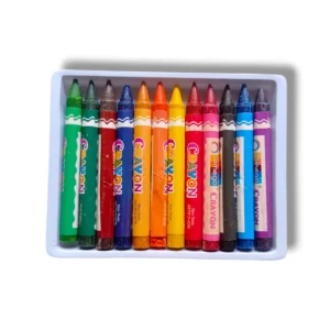 Omega Jumbo Crayons C-12 Pack – Safe Crayons for Kids