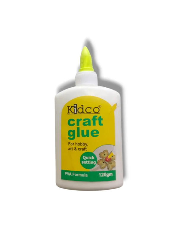 Kidco Craft Glue 120 gm bottle front view