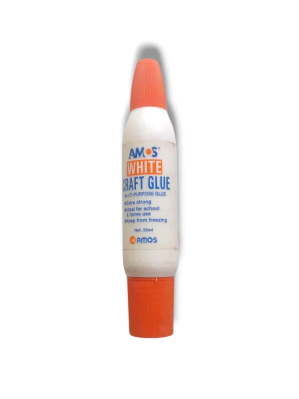 Amos White Craft Glue 55 ml bottle non-toxic adhesive