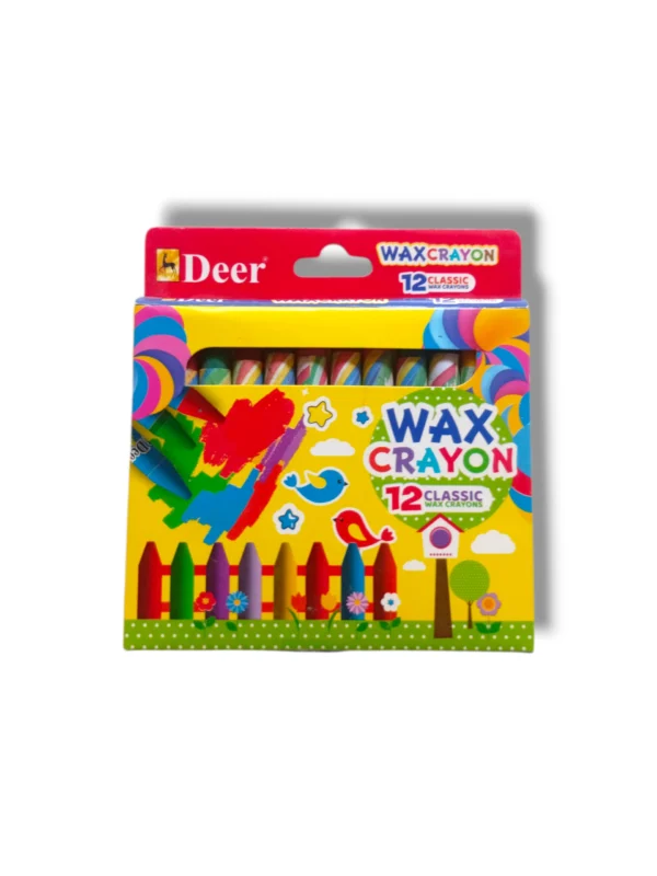 Deer Wax Crayon – Durable Wax Coloring Crayons Deer Wax Crayon for Kids, Students, and Artists