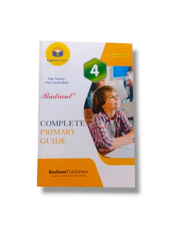 Radiant Complete Primary Guide Class 4 Book Cover