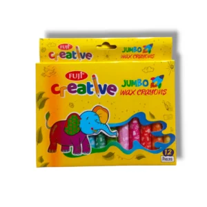 Fuji Creative Jumbo Wax Crayons – Safe for Children Fuji Creative Jumbo Wax Crayons Non-Toxic Coloring Tools