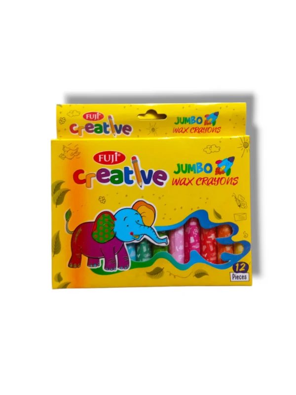 Fuji Creative Jumbo Wax Crayons Non-Toxic Coloring Tools
