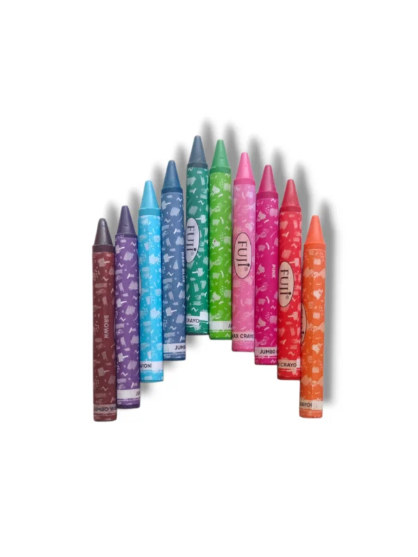 Fuji Creative Jumbo Wax Crayons for Kids