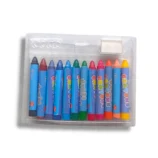 Kids Drawing with Kidco Jumbo Crayons 312